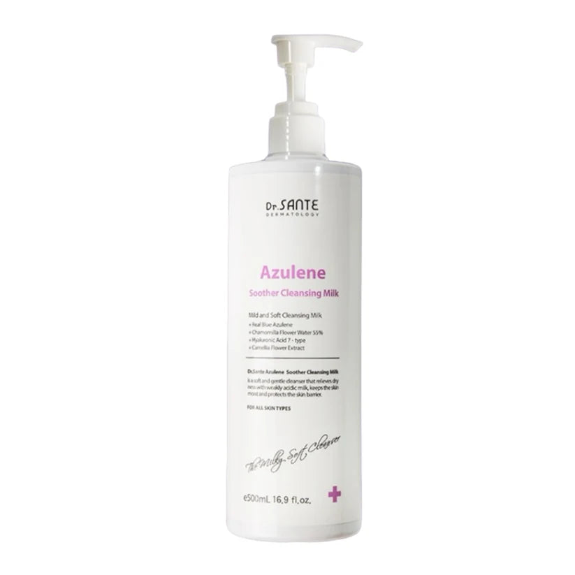 Dr.SANTE Dermatology Azulene Soother Cleansing Milk 500ml