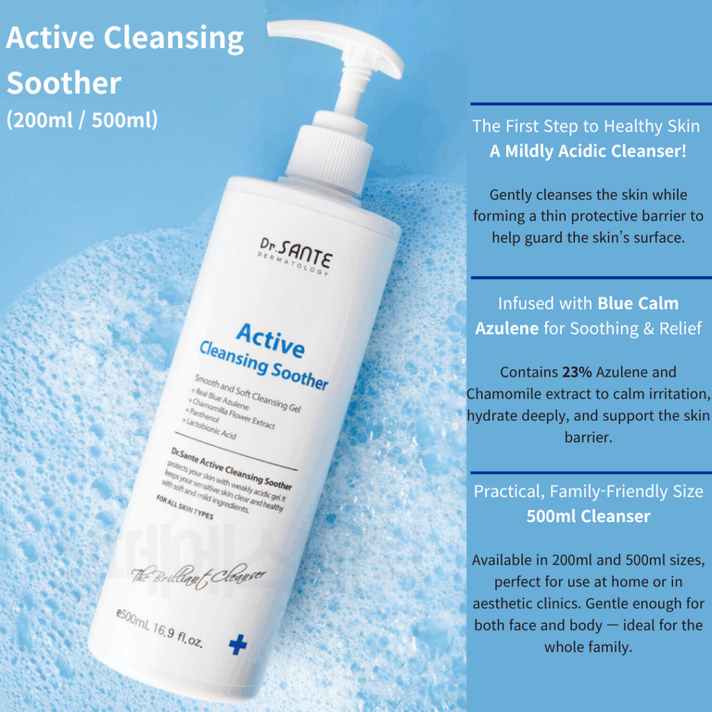 Dr.SANTE Dermatology Active Cleansing Soother 200ml